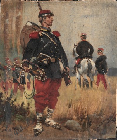 الجنود ، ج. 1892. بواسطة جان بابتيست إدوارد التفاصيل