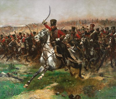 فيف لومبيرور المسؤول عن الفرسان الرابع في معركة فريدلاند ، 14 يونيو 1807 ، 1891 بواسطة جان بابتيست إدوارد التفاصيل