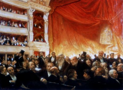 فاصل زمني مع الكوميديا الفرنسية ، 1886 بواسطة إدوارد جوزيف دانتان