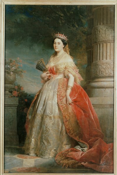 الأميرة ماتيلد، ابنة نابليون ... (لوحة على قماش) بواسطة Edouard Louis Dubufe