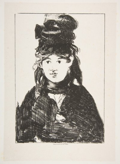 Berthe Morisot In Black ، 1872-1874. بواسطة إدوارد مانيه