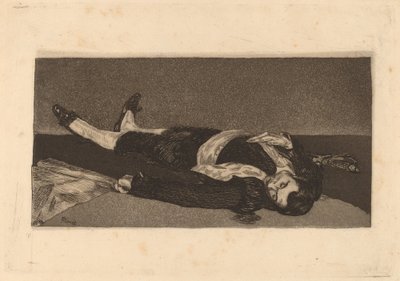ميت Toreador Bullfighter mort 1868. بواسطة إدوارد مانيه
