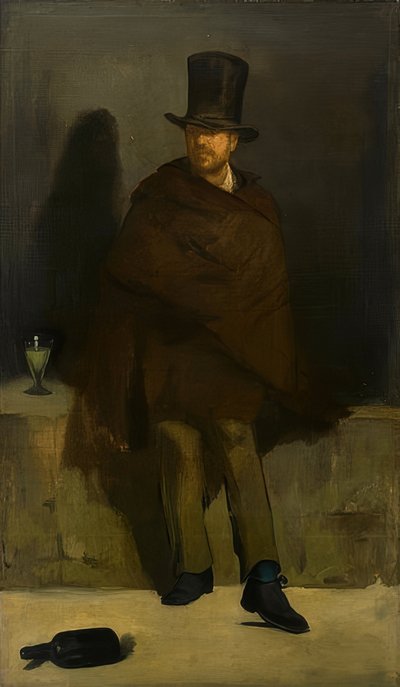 الشارب الأفسنتي. 1859 بواسطة إدوارد مانيه