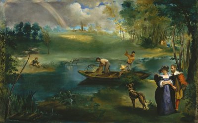 صيد الأسماك ، كاليفورنيا. 1862-63. بواسطة إدوارد مانيه