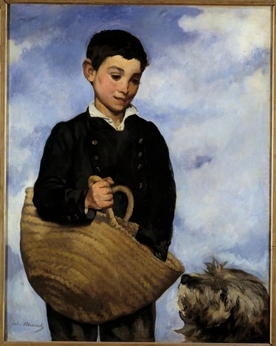 الطفل مع الكلب رسم إدوارد مانيه (1832-1883) بواسطة إدوارد مانيه