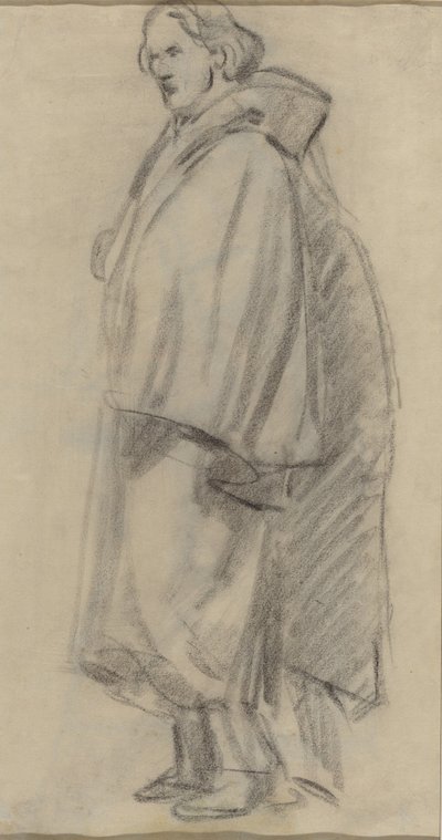 رجل يرتدي عباءة [ظهر] ، 18521858. بواسطة إدوارد مانيه
