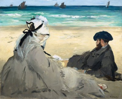 على الشاطئ ، 1873 بواسطة إدوارد مانيه