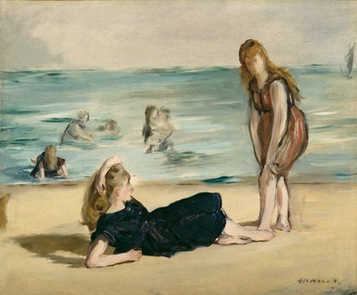 على الشاطئ ، c.1868 بواسطة إدوارد مانيه