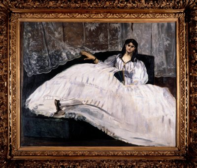 صورة لجين دوفال ، عشيقة بودلير. لوحة إدوارد مانيه (1832-1883) بواسطة إدوارد مانيه