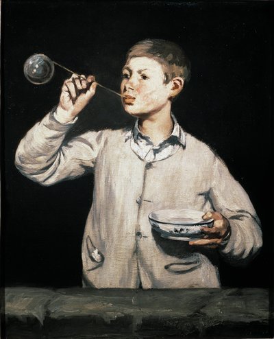 فقاعات الصابون لوحة لإدوارد مانيه (1832-1883) 1867 خافت. 100x81 سم ساو باولو ، متحف الفن بواسطة إدوارد مانيه