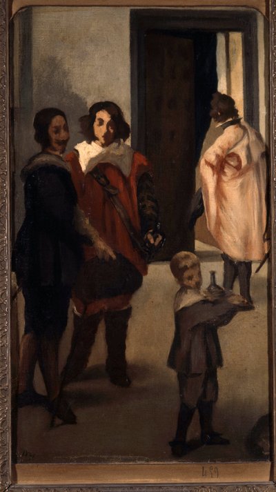 لوحة الفرسان الأسبانية بواسطة إدوارد مانيه (1832-1883) 1859 صن. ٠.٤٥ × ٠.٢٦ م ليون ، متحف الفنون الجميلة بواسطة إدوارد مانيه
