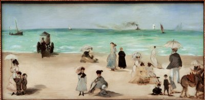 على شاطئ Boulognesur-Mer بواسطة إدوارد مانيه
