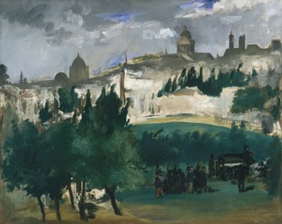 الجنازة ، كاليفورنيا. 1867. بواسطة إدوارد مانيه