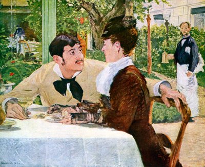 حديقة Pere Lathuille ، 1879 1938. بواسطة إدوارد مانيه