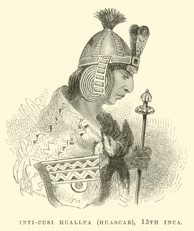 Inti-Cusi Huallpa (Huascar) ، 13th Inca بواسطة إدوارد ريو