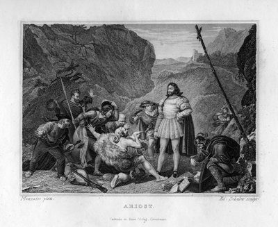 "Ariosto ، محترم من قبل قطاع الطرق" ، c1833 بواسطة إدوارد شولر