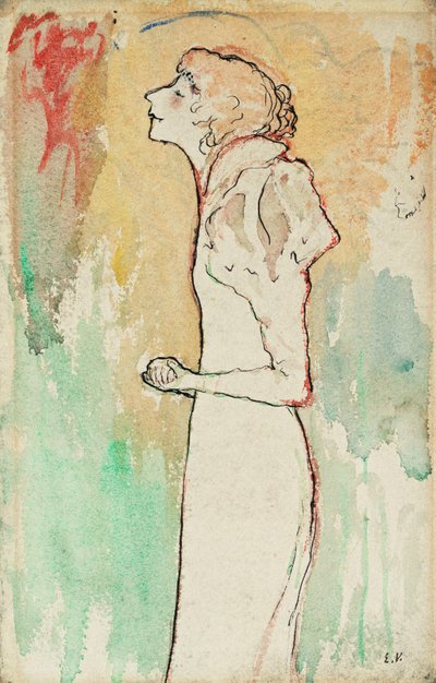 المغني ، c.1891-92 بواسطة إدوارد فويلارد