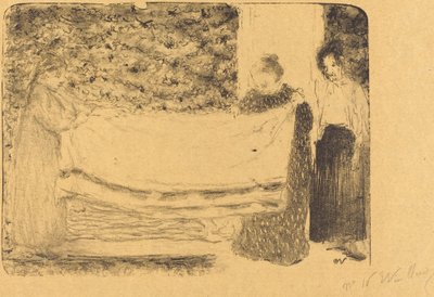 طي الكتان لطي الكتان ، 1893. بواسطة إدوارد فويلارد