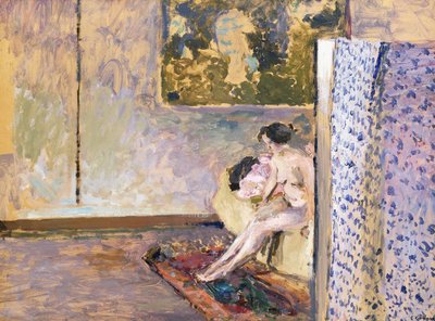 في استوديو بونارد في 60 Rue de Douai: Nude by a Screen ؛ في أتيليه دي بونارد ، 60 Rue de Douai: Nu au Paravent ، بواسطة إدوارد فويلارد