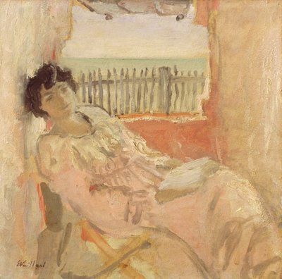 مدام هيسل على شاطئ البحر ، 1904 (زيت على الكرتون) بواسطة Edouard Vuillard