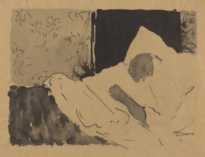 مدام في النوم ، ج. 1892. بواسطة إدوارد فويلارد