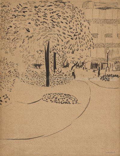 الساحة ، 1910. بواسطة إدوارد فويلارد
