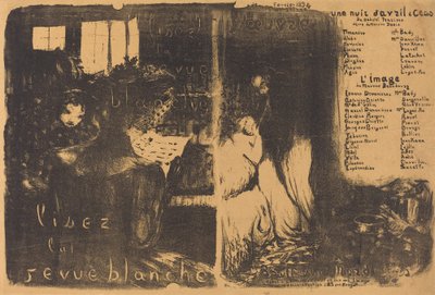 ليلة أبريل في Céos ، L'Image ، 1894. بواسطة إدوارد فويلارد