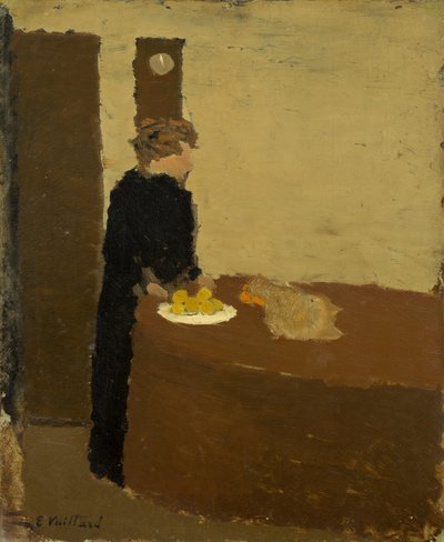 امرأة بالأسود ، ج. 1891. بواسطة إدوارد فويلارد