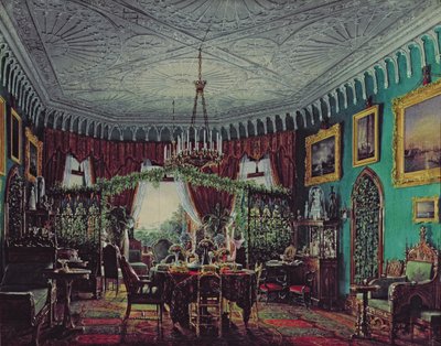 رسم غرفة الإمبراطورة ألكسندرا فيودوروفنا (1798-1860) 1850s بواسطة إدوارد هاو