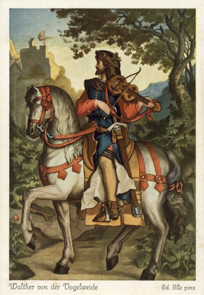 Walther von der Vogelweide بواسطة Eduard Ille
