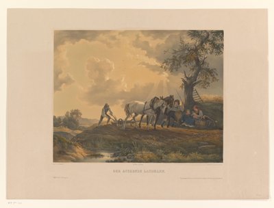 شخصيات تحرث الأرض Der Ackernde Landmann (العنوان على الكائن) بواسطة فريدريش جورمان