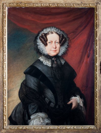 صورة Artemisia Negrone Brignole-Sale (Brignole Sale) ، والدة الدوقة Galliera Maria Brignole Sale de Ferrari لوحة Eduard von Heuss (1808-1880) الجينات ، متاحف الشوارع الجديدة بواسطة إدوارد فون هيوس
