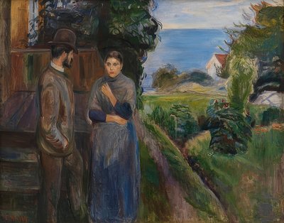 حديث المساء. 1889 بواسطة إدوارد مونش