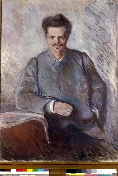 August Strindberg صورة للكاتب المسرحي والرسام السويدي August Strindberg (1849-1912). لوحة إدوارد مونش (1863-1944) بواسطة إدوارد مونش