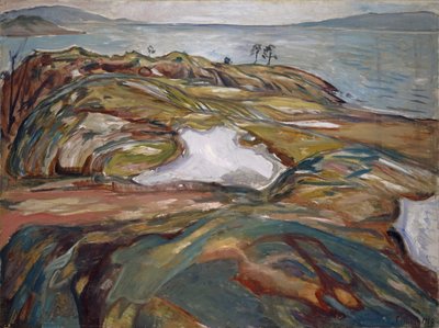 المناظر الطبيعية الساحلية ، 1918 بواسطة إدوارد مونش