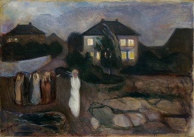 العاصفة. 1893 بواسطة إدوارد مونش