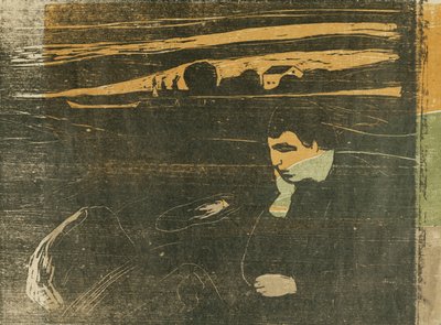 مساء حزن: على الشاطئ. كآبة المساء: على الشاطئ (SCH. 144 B II) بواسطة إدوارد مونش