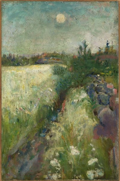 Flowery Meadow في فيرلاند بواسطة Edvard Munch