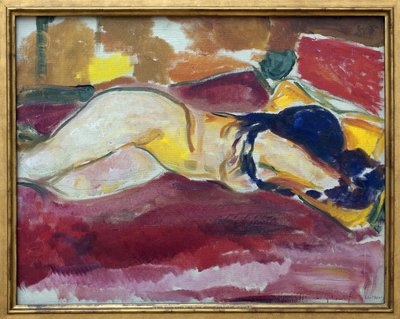 حفاضات عارية. لوحة إدوارد مونش (1863-1944) ، زيت على قماش بواسطة إدوارد مونش