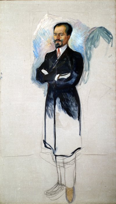 صورة إرنست تيل 1859-1947 بواسطة إدوارد مونش