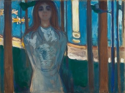 ليلة صيف. الصوت. 1896 بواسطة إدوارد مونش
