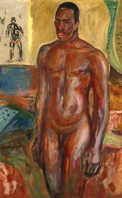 الدائمة الأفريقية العارية بواسطة Edvard Munch