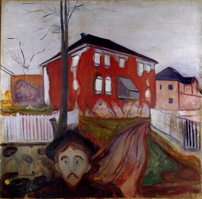 لوحة كرمة العذراء الحمراء بواسطة إدوارد مونش (1863-1944) 1899-1900 صن. 119.5x121 سم أوسلو ، متحف مونش للمجموعات الفنية البلدية (متحف مونش) بواسطة إدوارد مونش