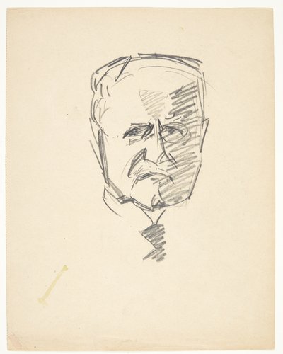 دراسة لصورة دكتور ميد. كارل لورنتزن (1860-1932) بواسطة Edvard Weie