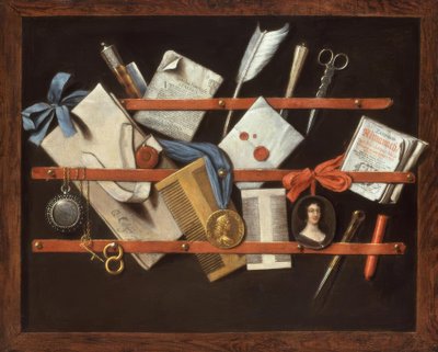 Trompe loeil الحياة الساكنة بواسطة Edwaert Colyer