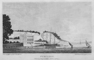 Purfleet (engraving) بواسطة إدوارد (بعد) جيفورد