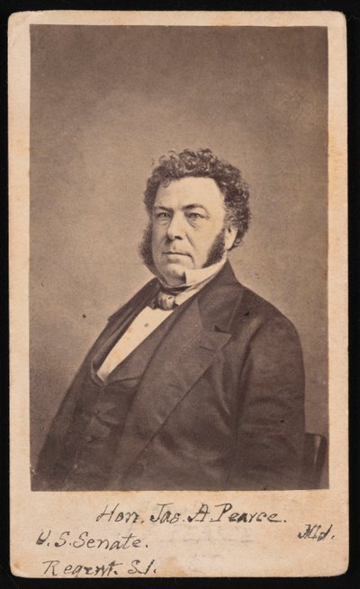 صورة لجيمس ألفريد بيرس 1805-1862 ، قبل عام 1862. بواسطة إدوارد أنتوني