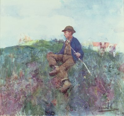 The Herdboy ، 1886 (مرحاض) بواسطة إدوارد آرثر والتون