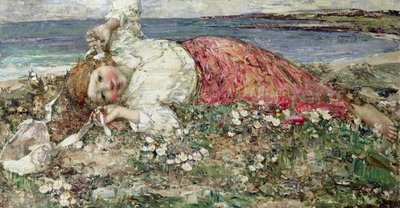 صيف سعيد (زيت على قماش) بواسطة إدوارد أتكينسون هورنيل