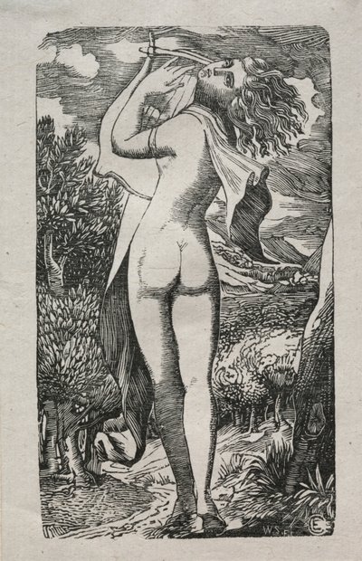 Bacchante أو The Player on The Lyre بواسطة إدوارد كالفرت